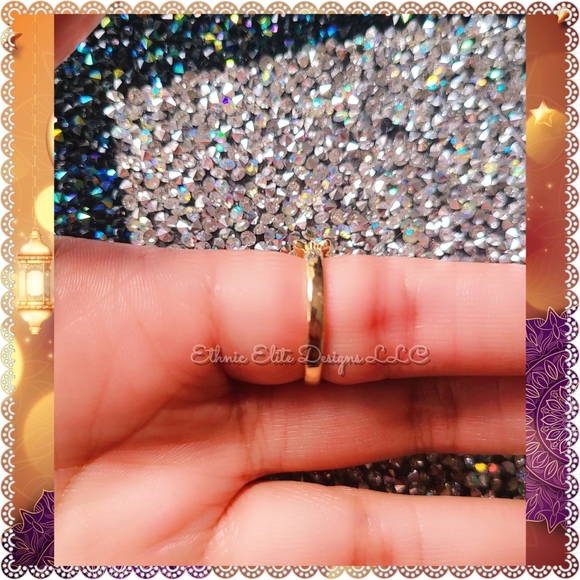 New Gold Tone spinning fidget rings -Anti tarnish - Picture 6 of 7